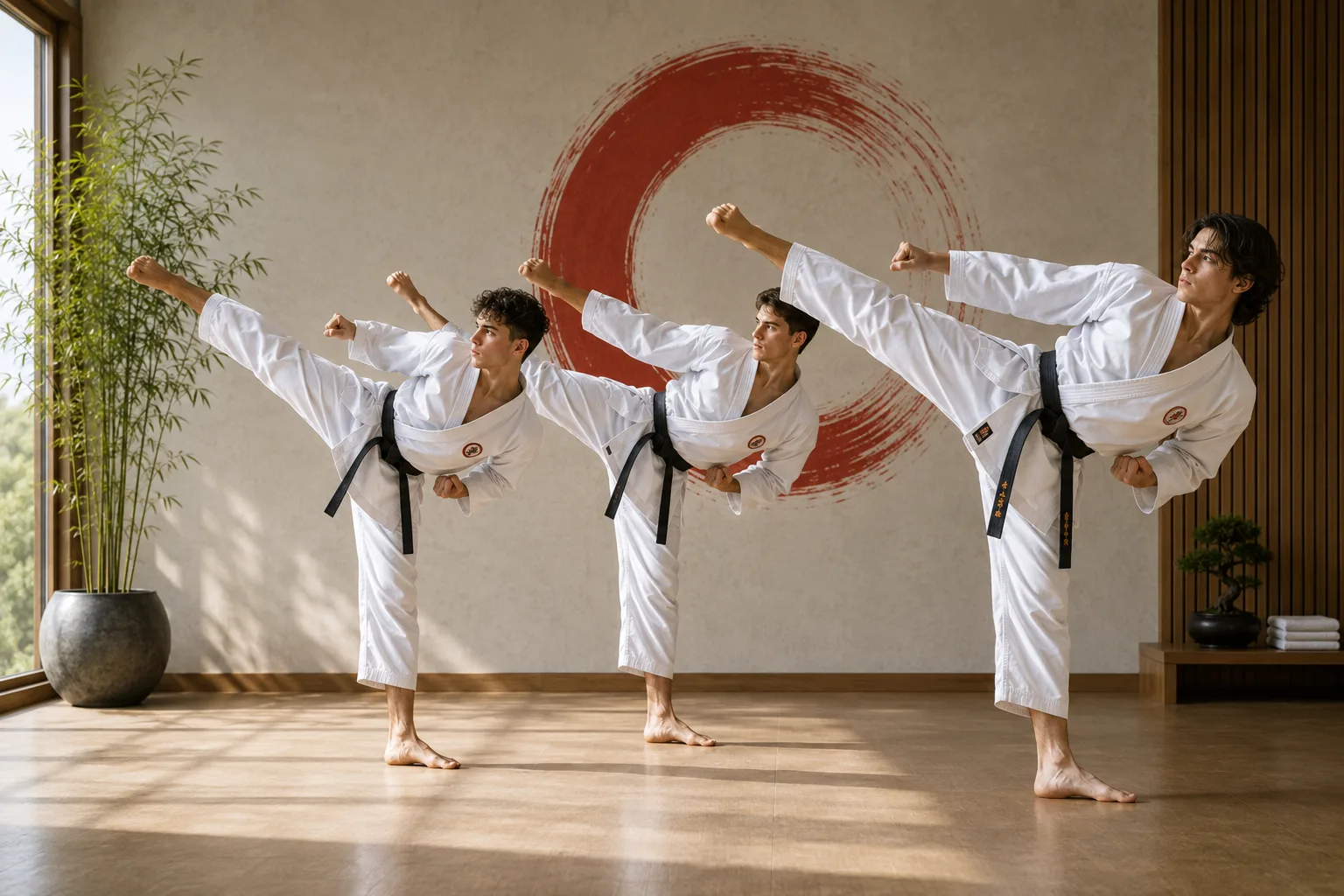 La squadra agonistica sul tatami