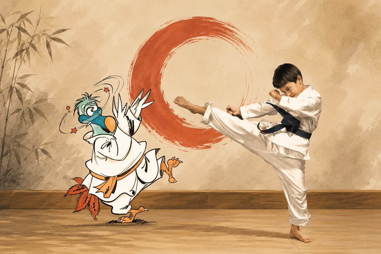 Bambini al corso GioKarate